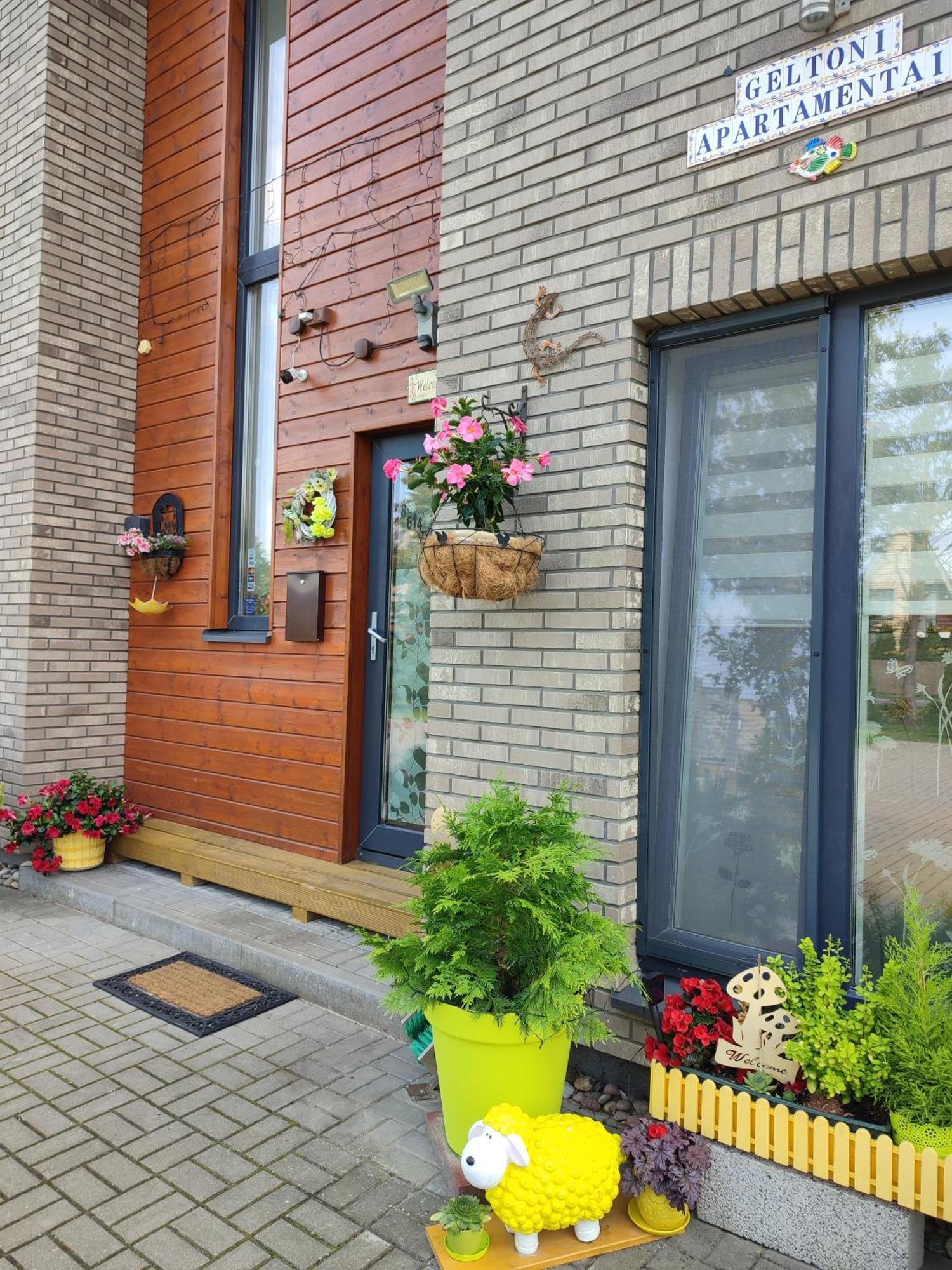 Geltoni Apartamentai พาลังกา ภายนอก รูปภาพ